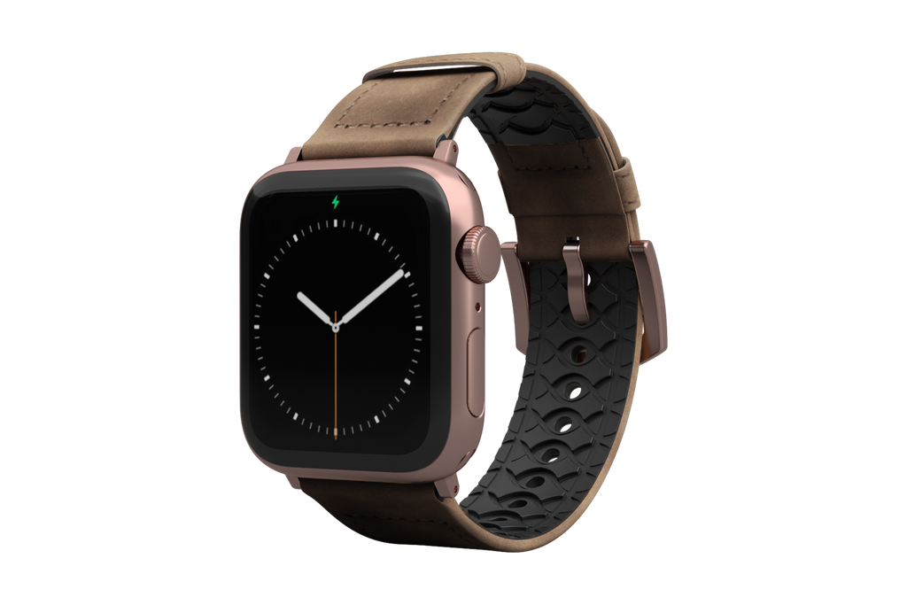 Vulcan Ascent - Brown Apple Leather Watch Band