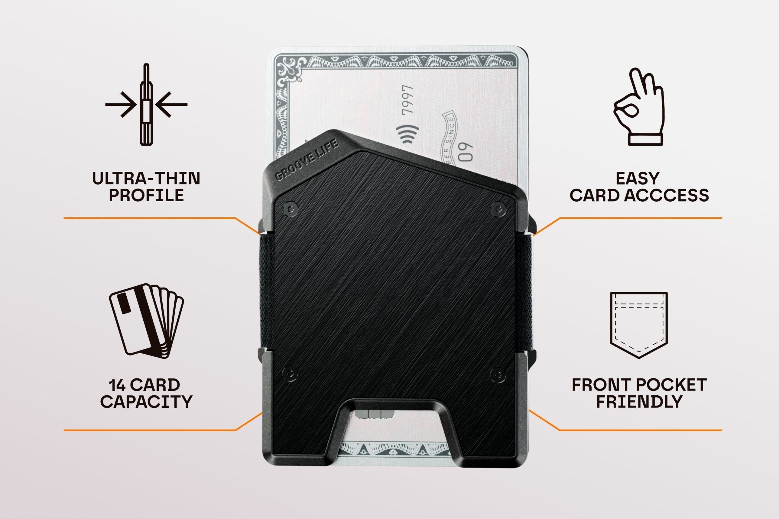 Groove Wallet® Stealth - Hero Flag